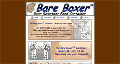 Desktop Screenshot of bareboxer.com