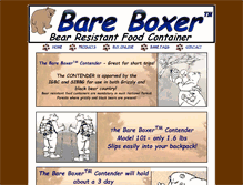 Tablet Screenshot of bareboxer.com